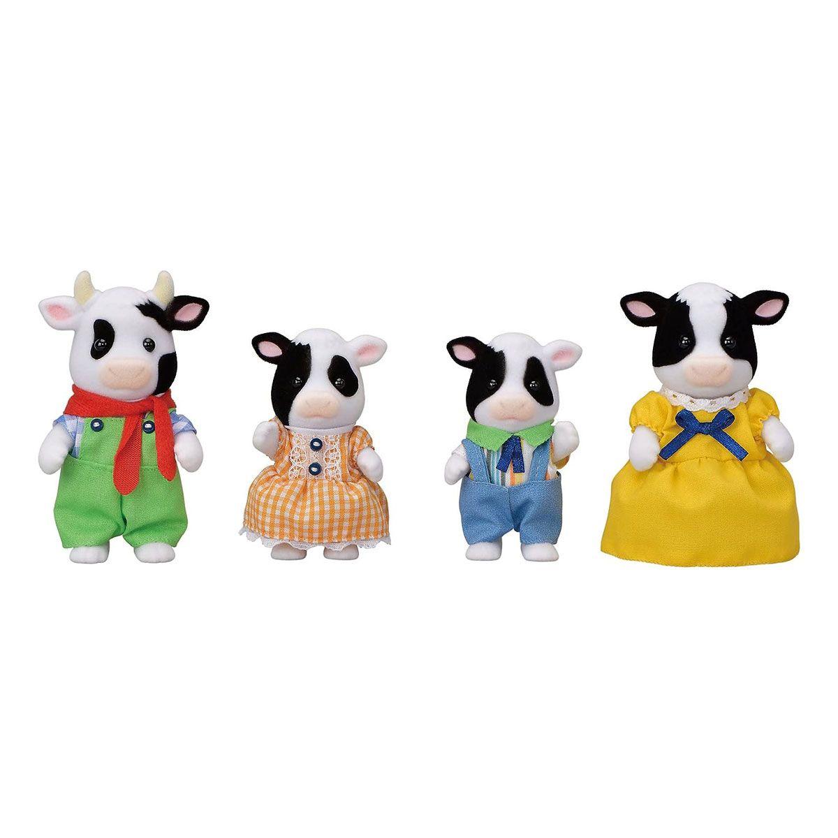 Familia Vacas Friesian Sylvanian Families-1