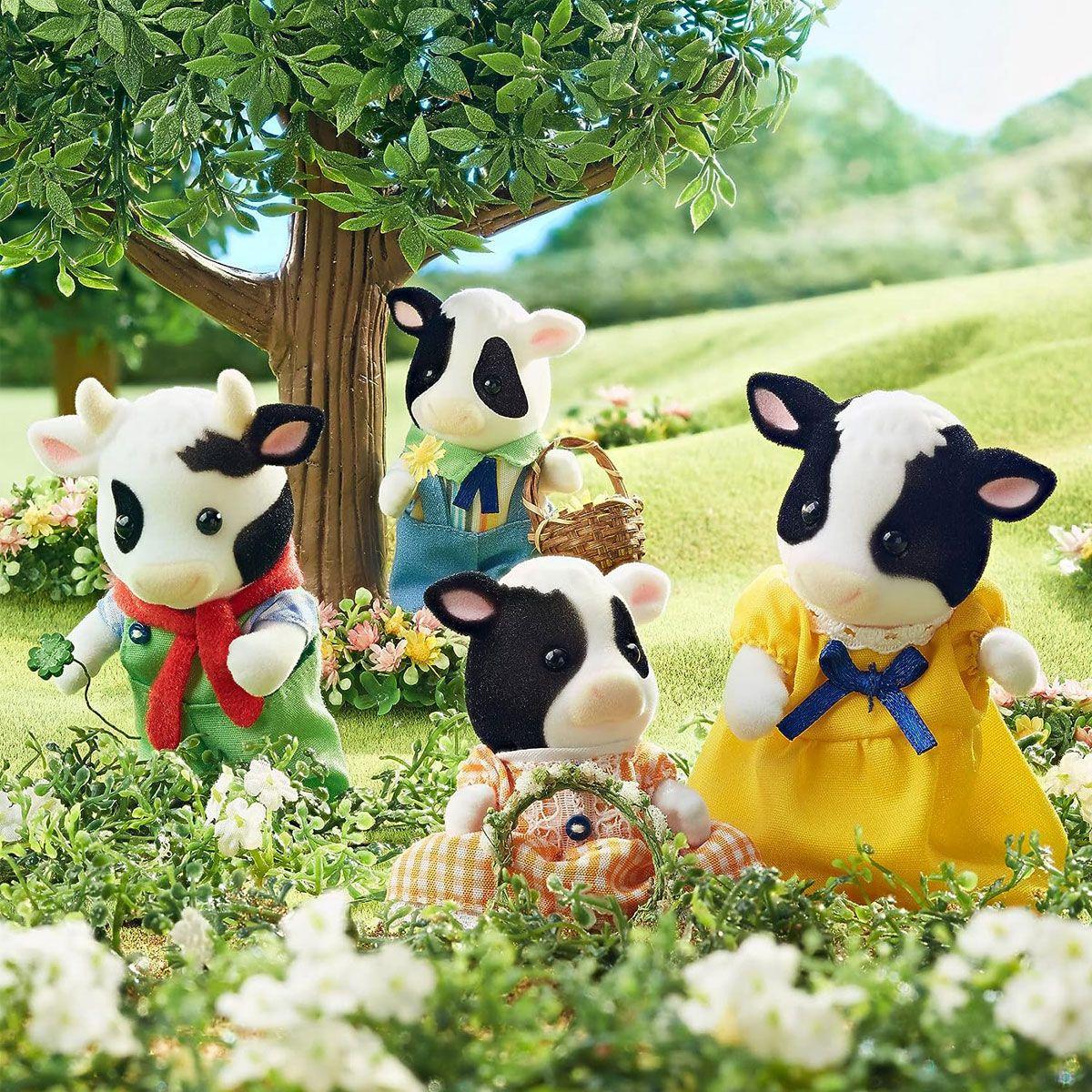 Familia Vacas Friesian Sylvanian Families-2