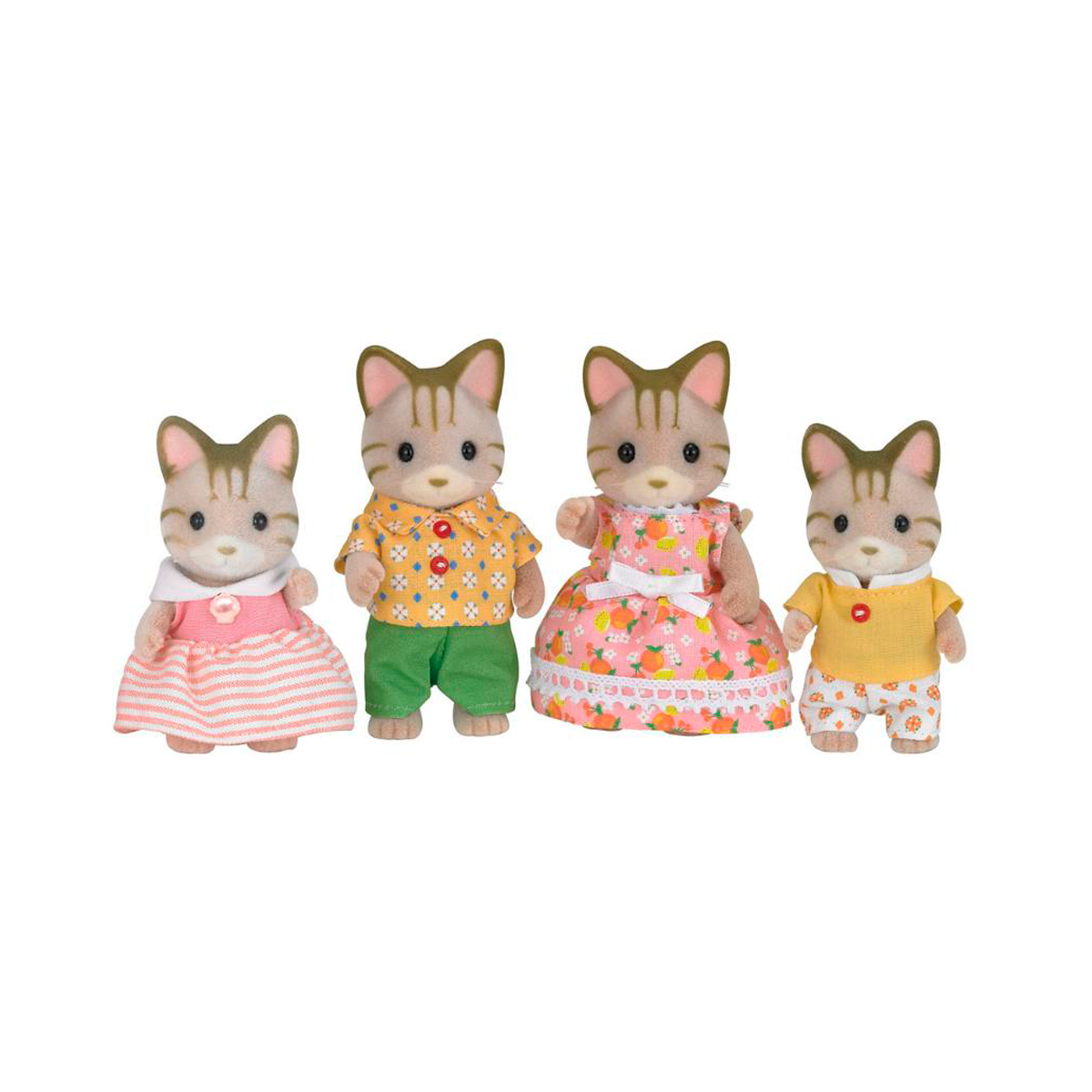 Familia Gatos Rayas Sylvanian Families-2