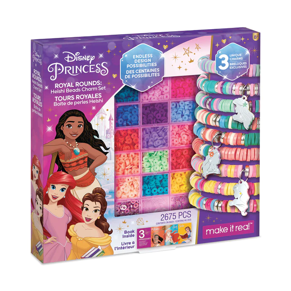 Estuche Mostacillas Heishi Princesas Disney Make It Real-0