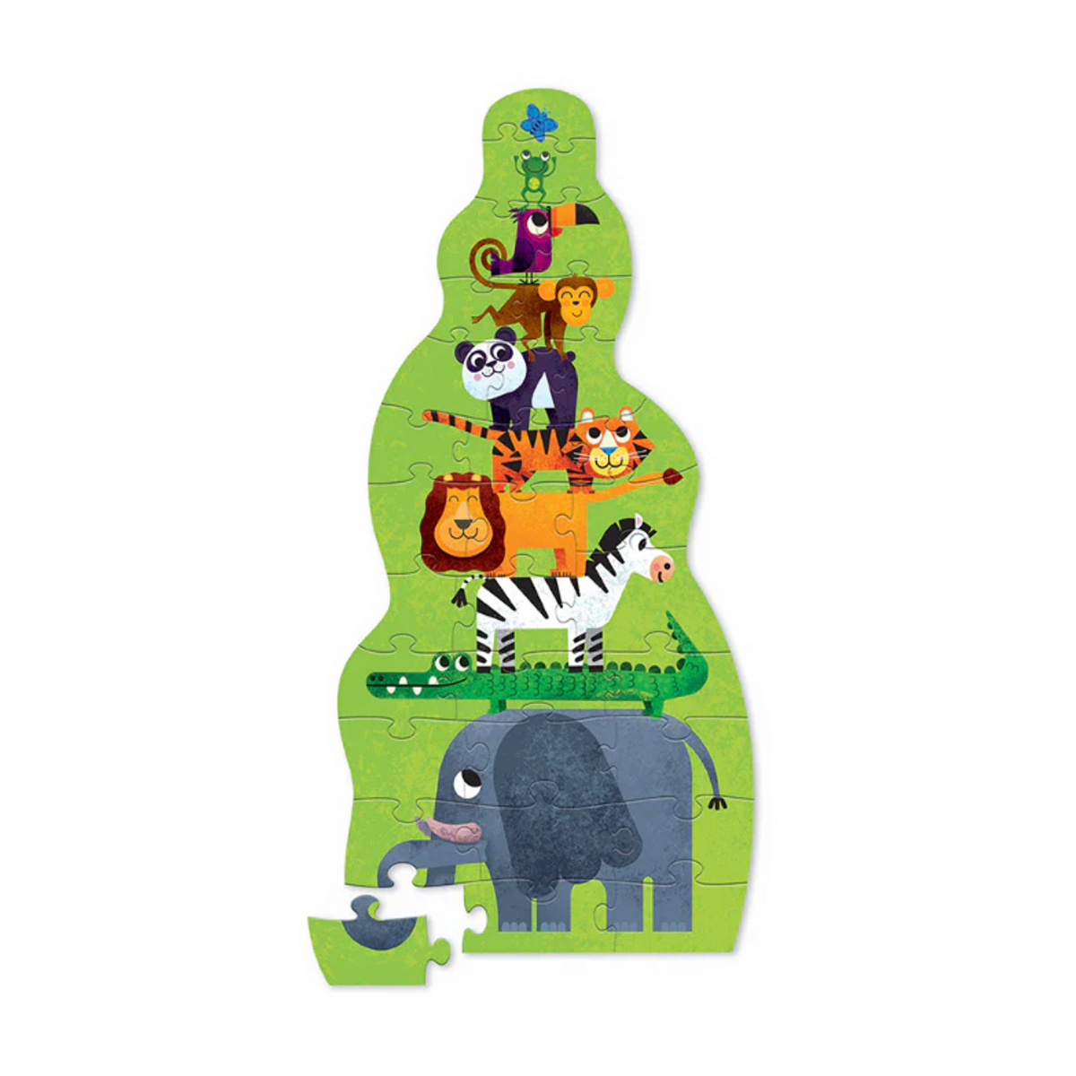 Puzzle Vertical del la Jungla 30pcs Crocodile Creek-1