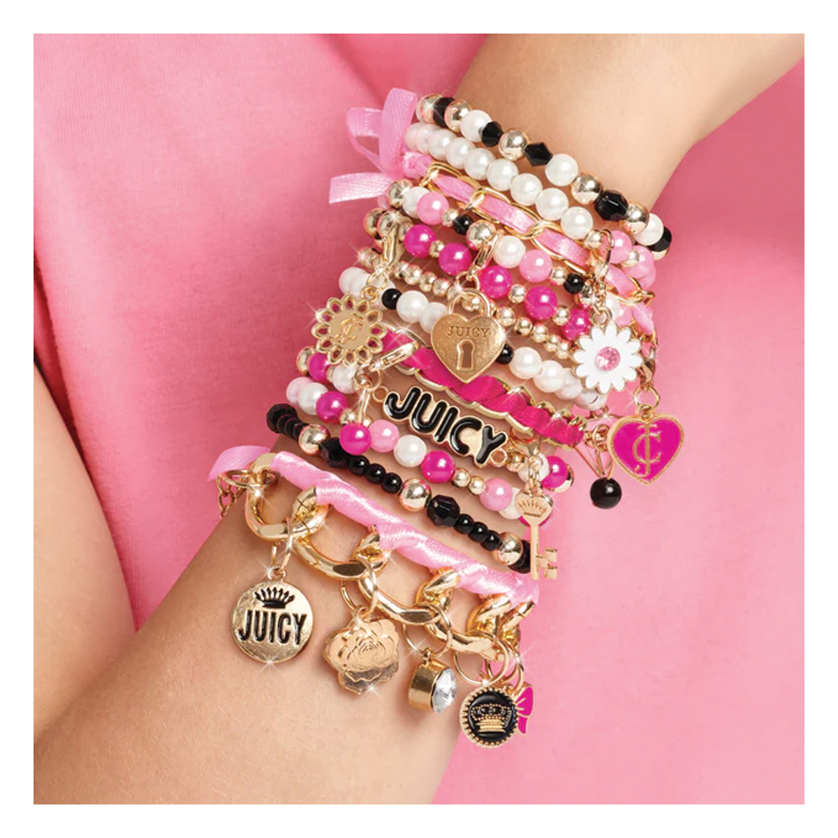 Pulseras con Dijes Glitz 'N Glam Make It Real-3