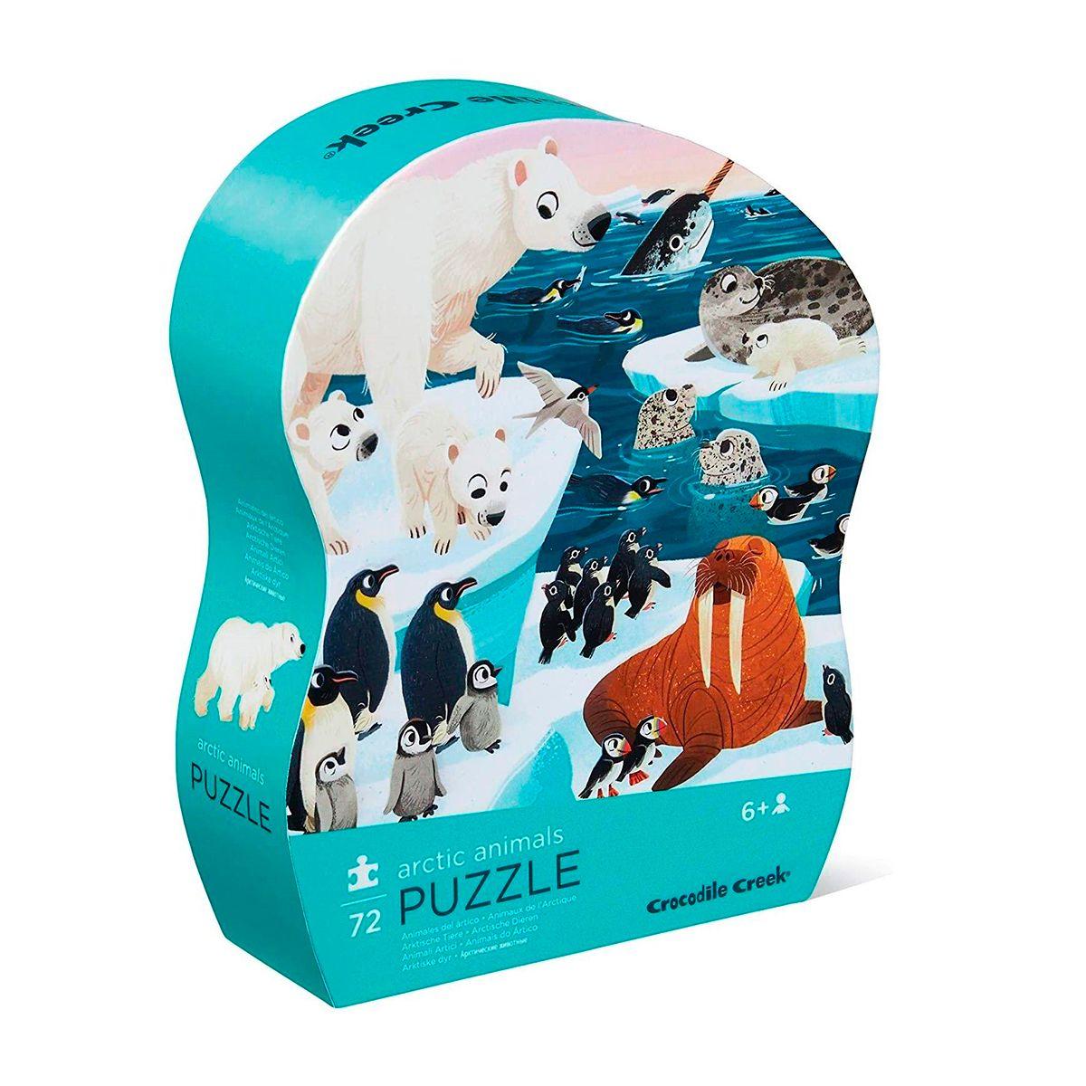 Puzzle Animales del Artico Crocodile Creek 72 Piezas-0