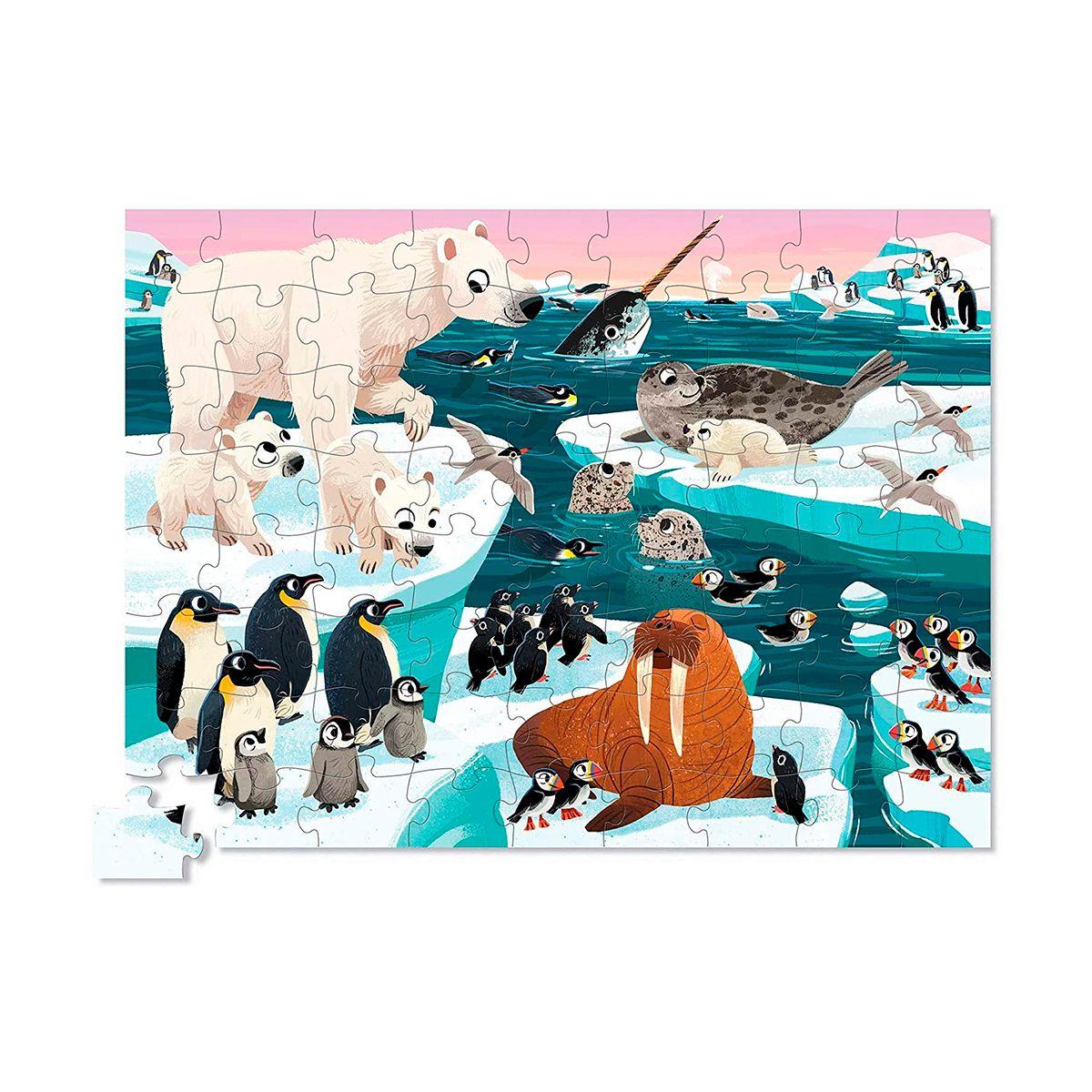 Puzzle Animales del Artico Crocodile Creek 72 Piezas-1