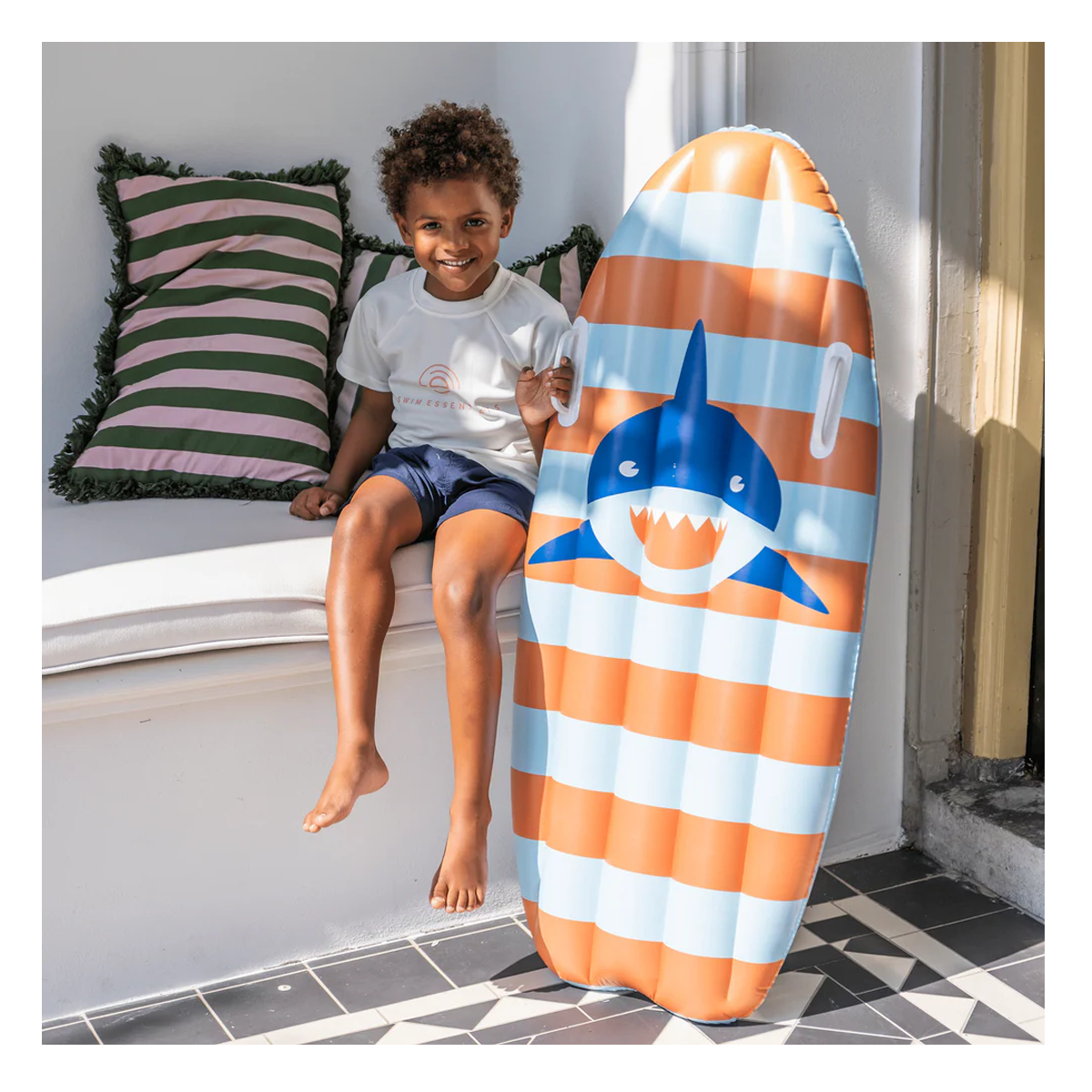 Tabla de Surf Inflable Tiburón Swim Essentials-2