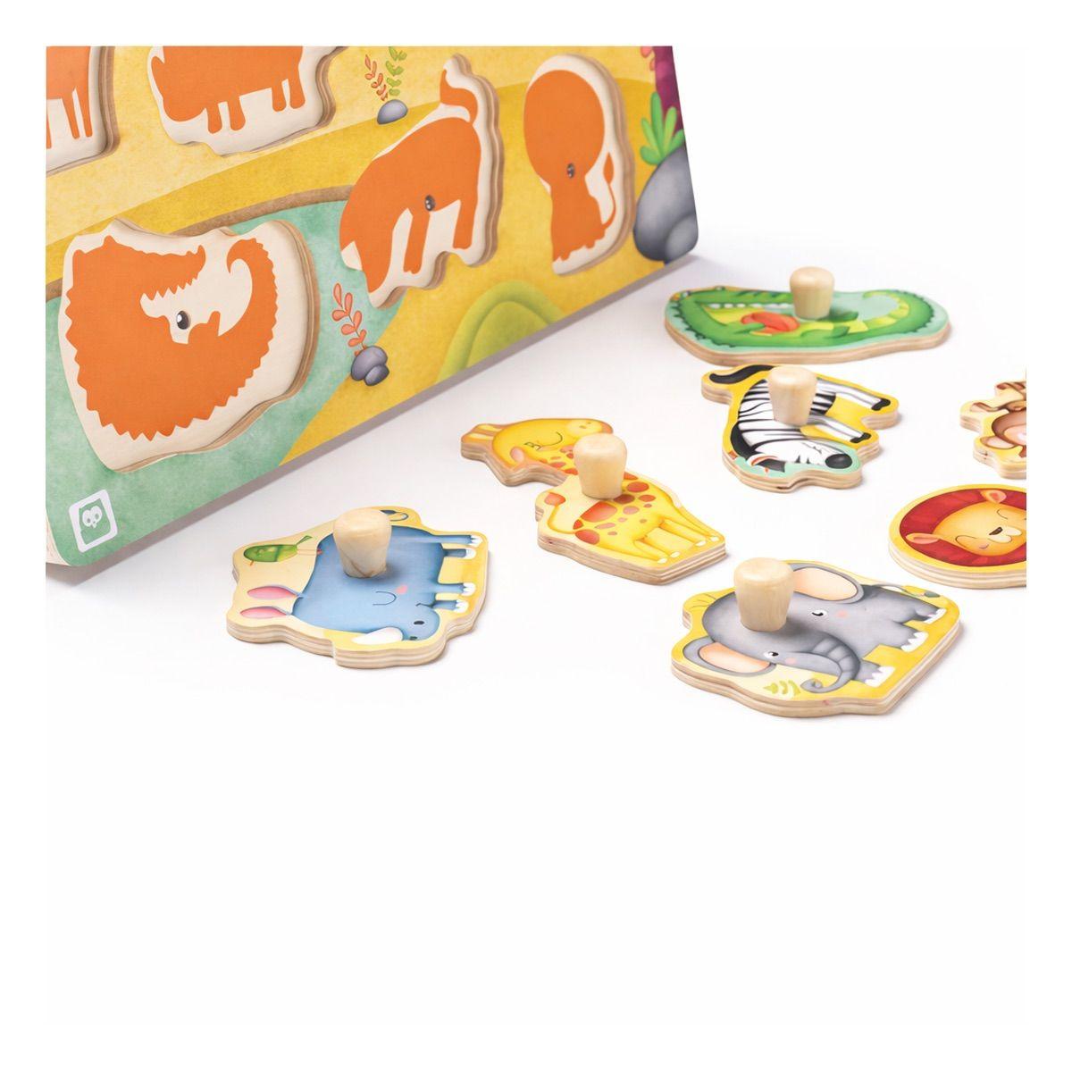 Puzzle Musical Animales de Selva Eureka Kids-2