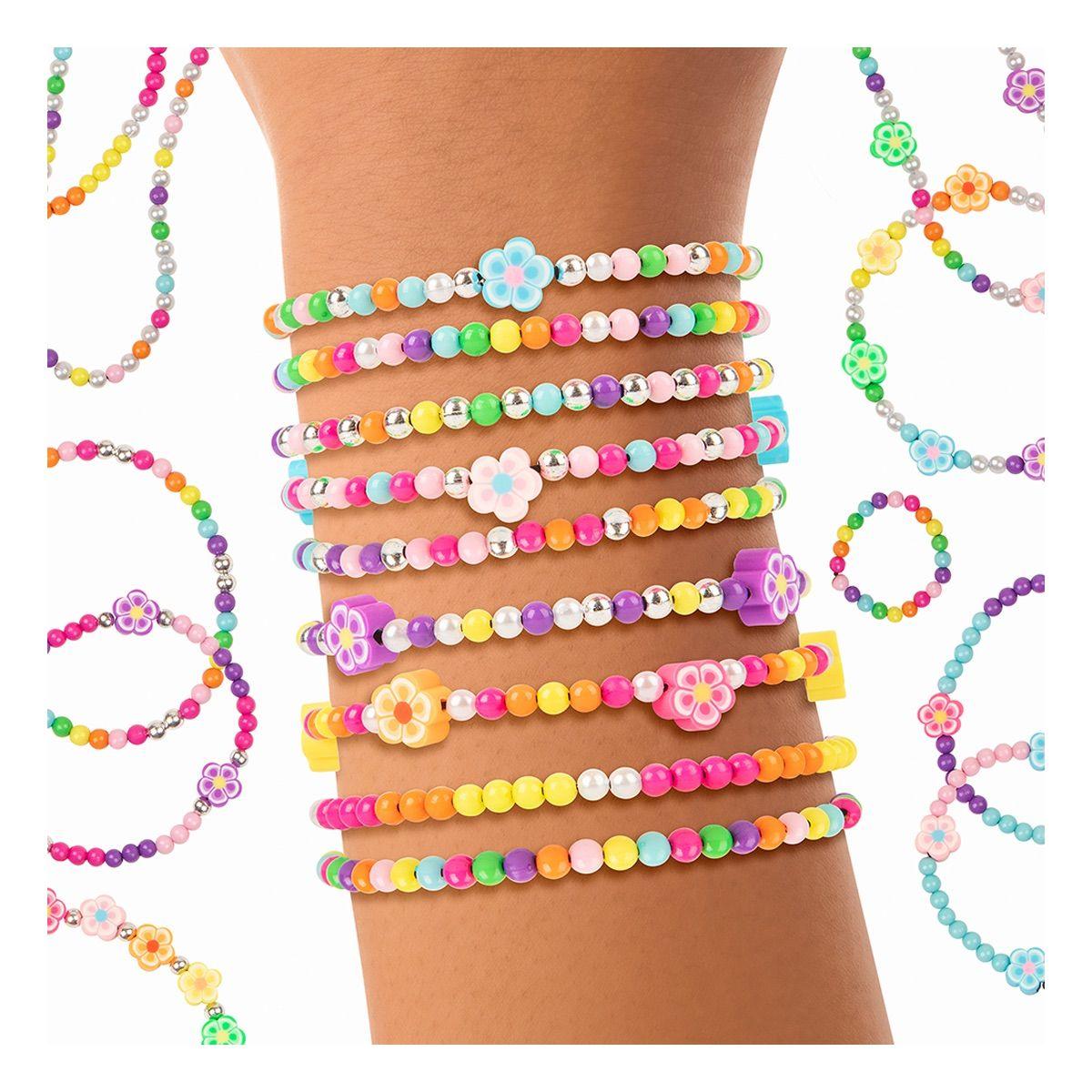 Set Pulseras Flower Power-3