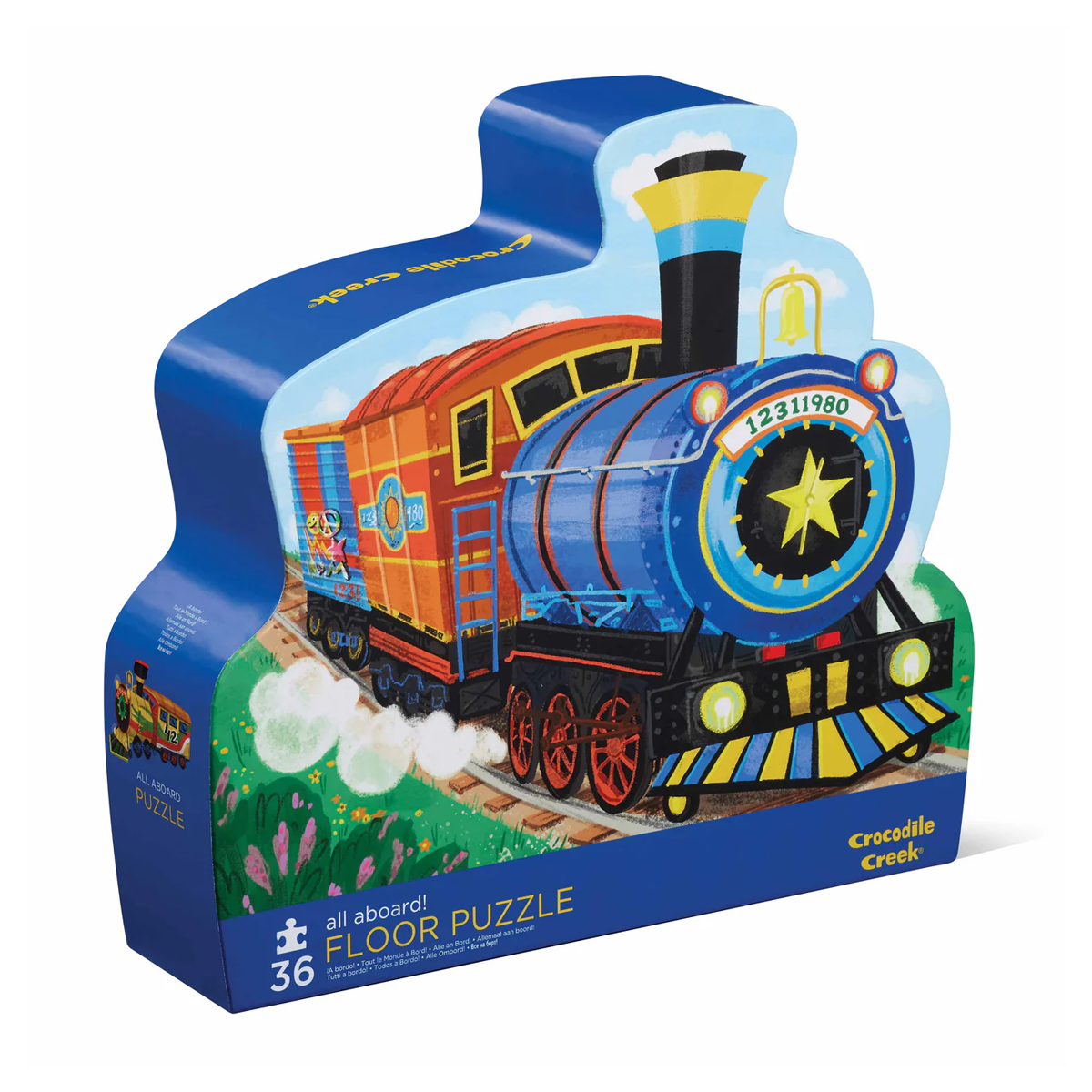 Puzzle Tren 36pcs Crocodile Creek-0