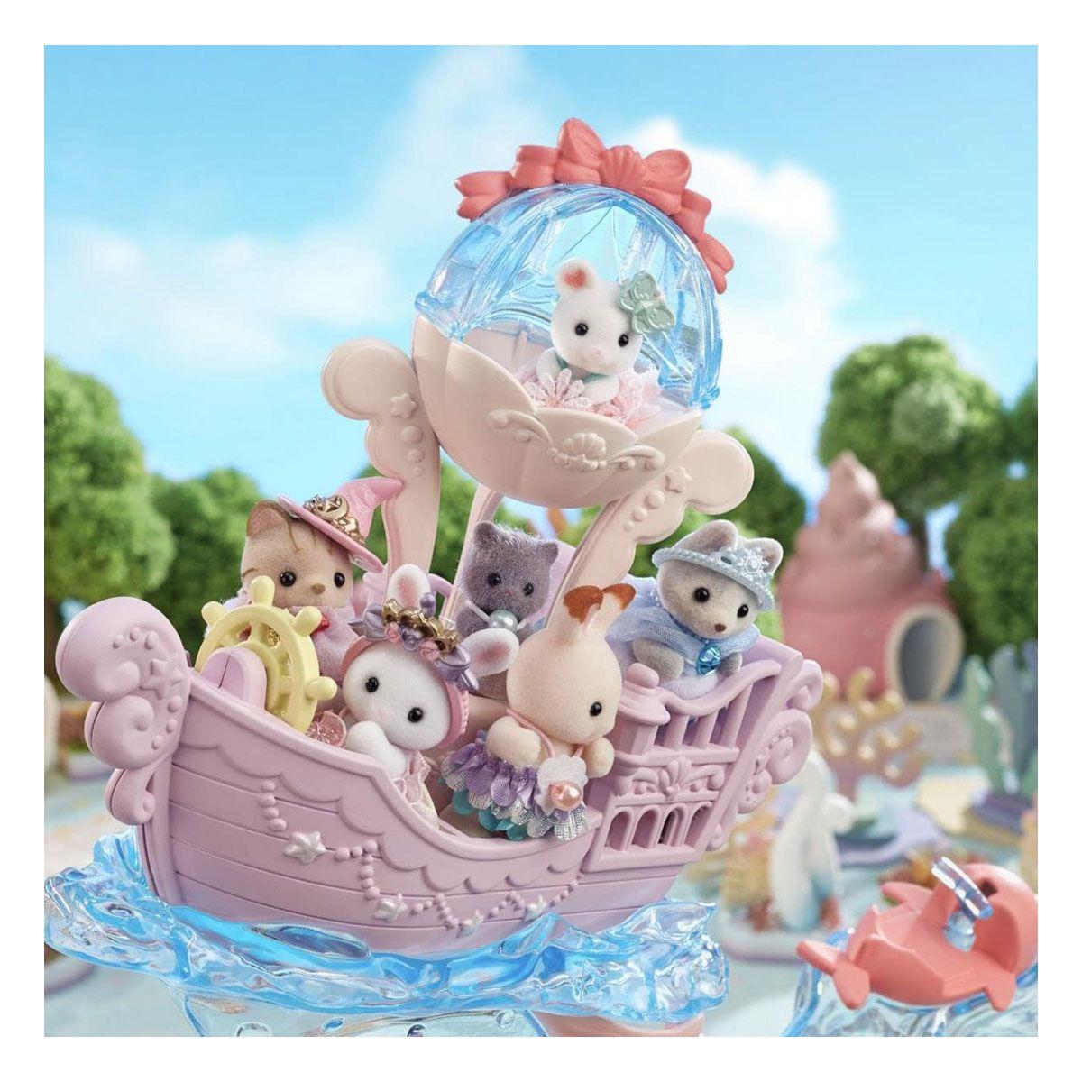 Castillo Sirenita Bebé Sylvanian Families-2