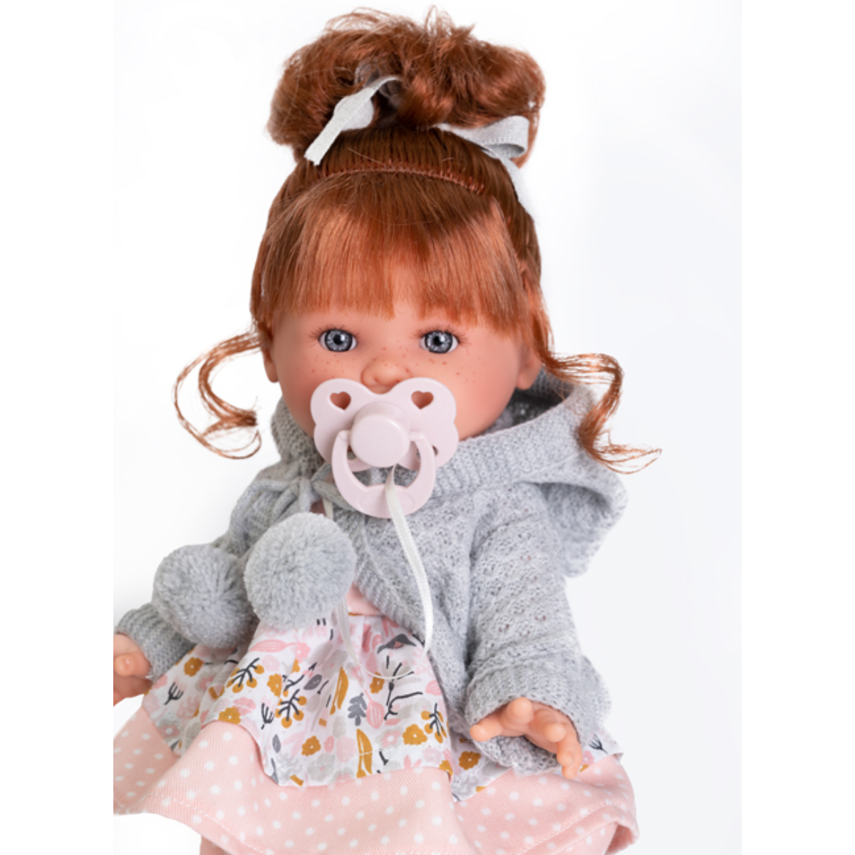 Muñeca Dato Lagrimitas Vestido y Chaqueta Gris Antonio Juan-2