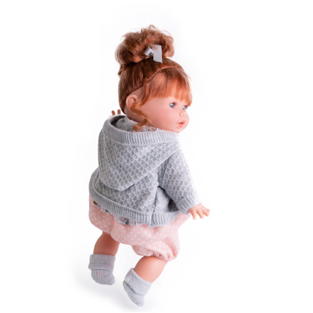 Muñeca Dato Lagrimitas Vestido y Chaqueta Gris Antonio Juan-3