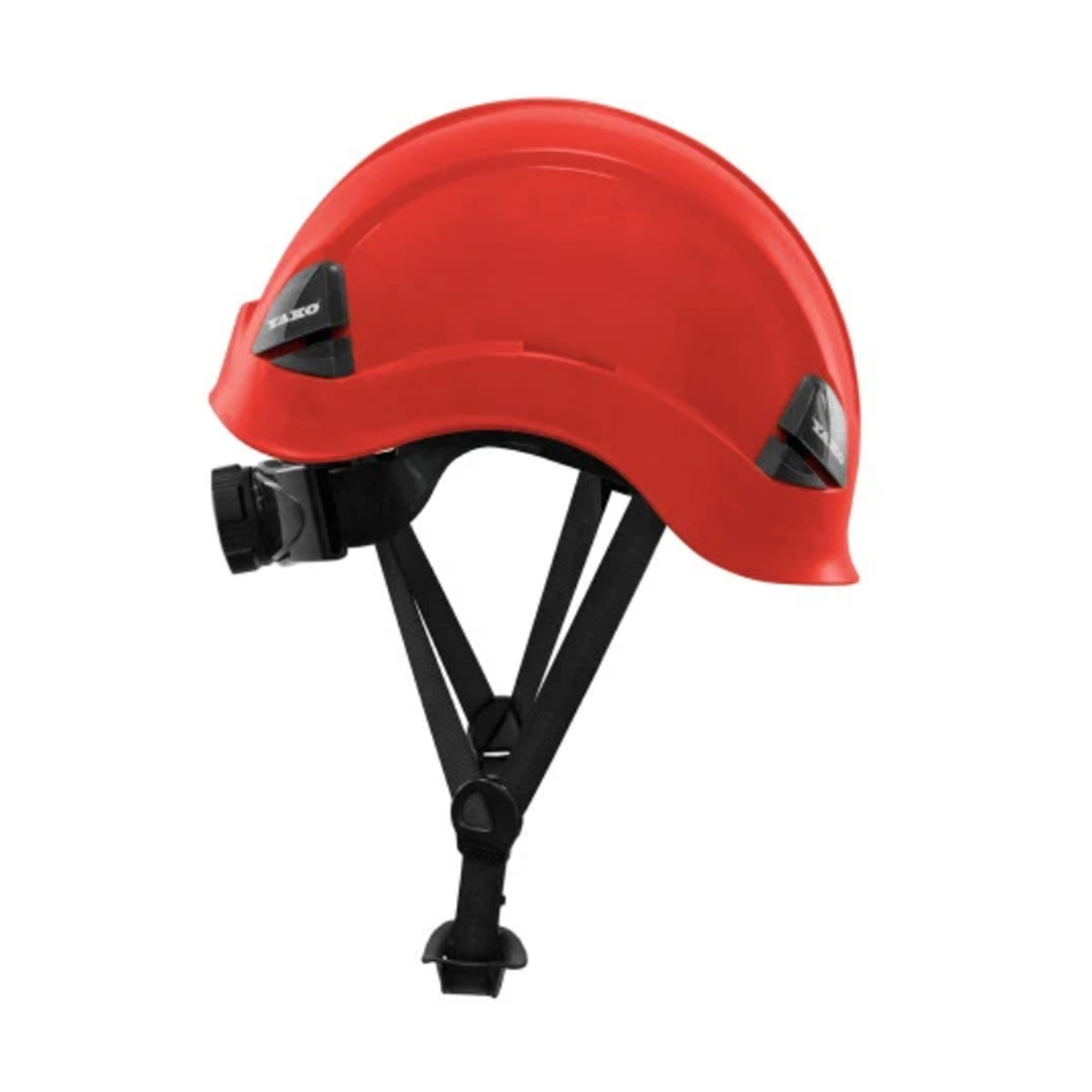 Casco Yako trabajo en altura, escalada, rescate rojo-0