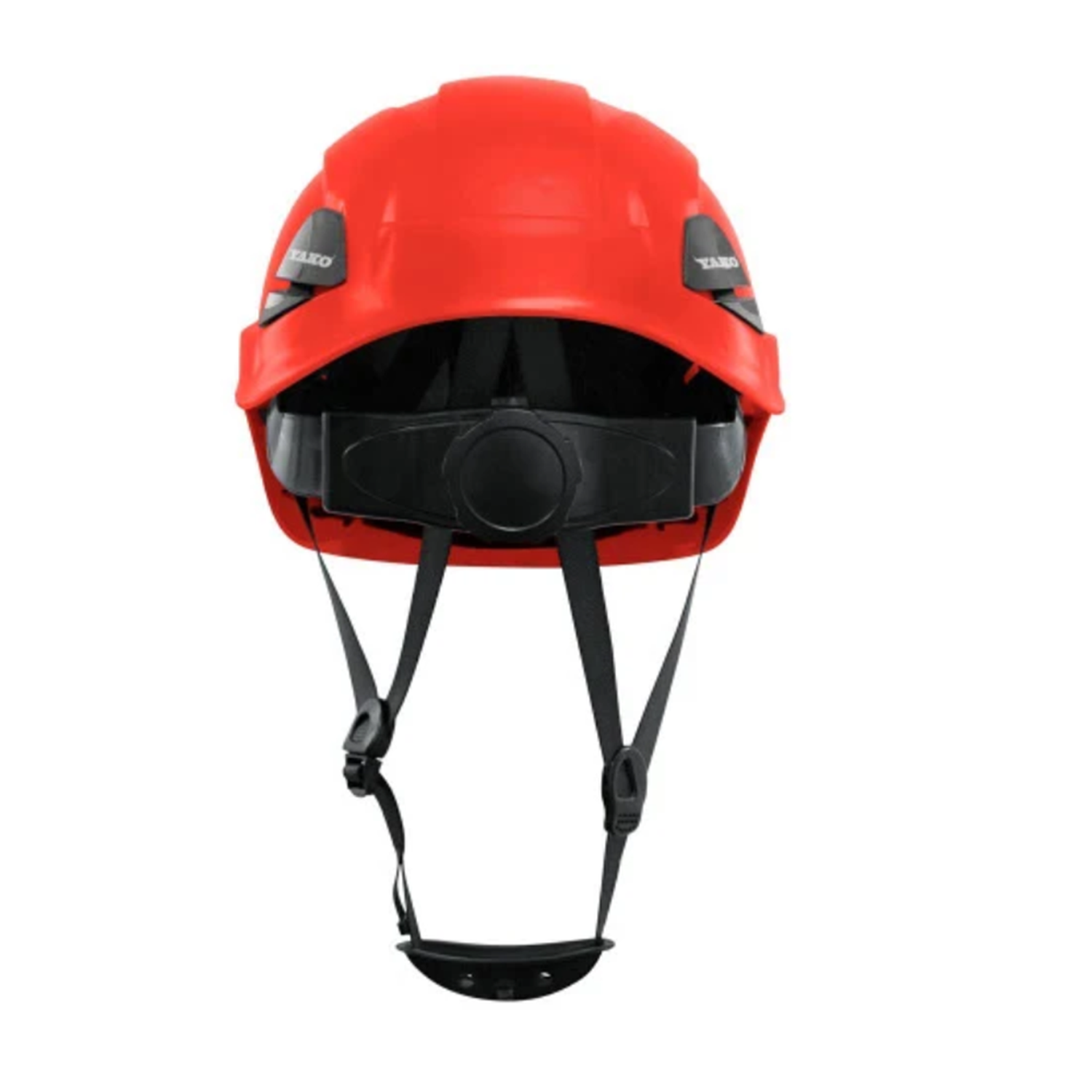 Casco Yako trabajo en altura, escalada, rescate rojo-1