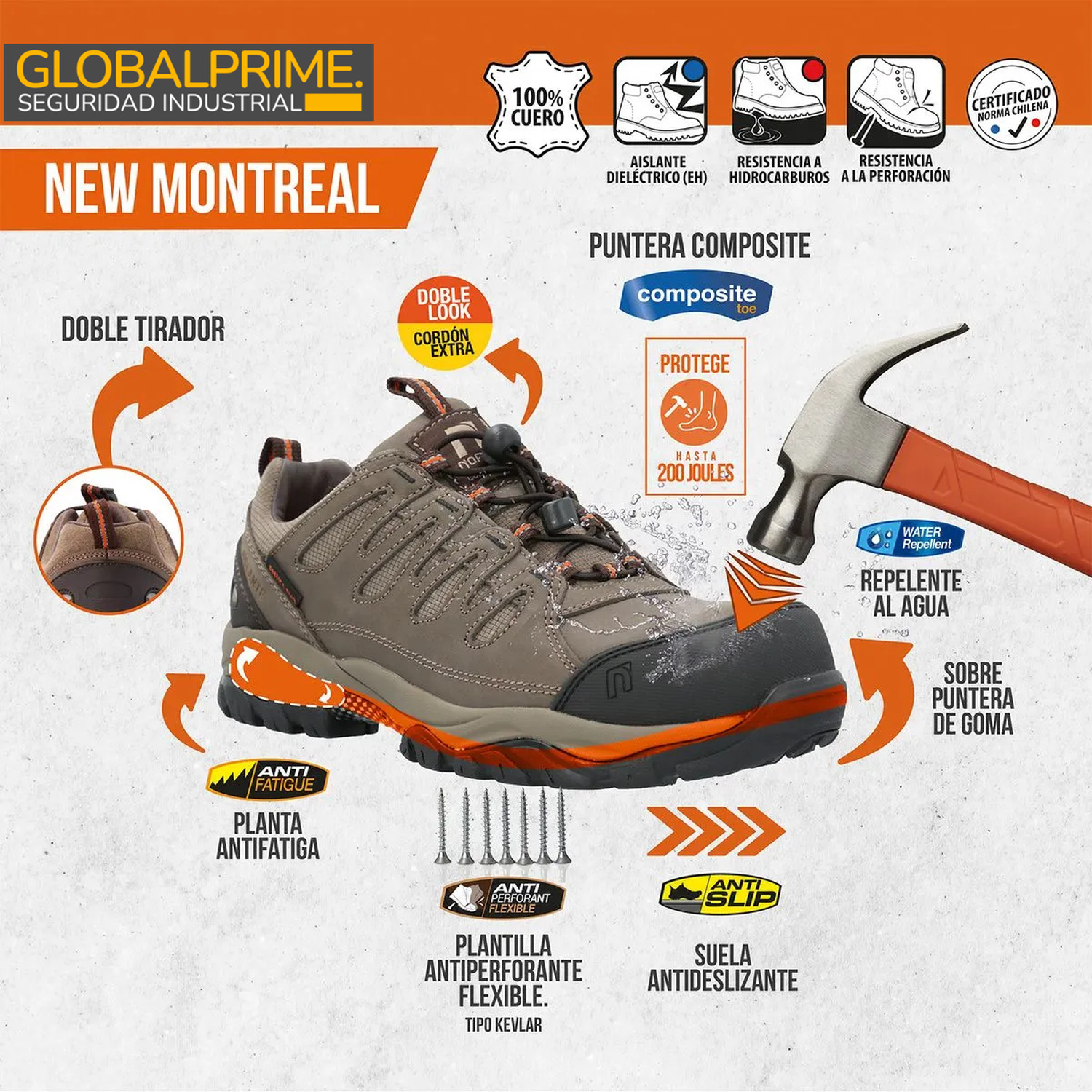 Zapatilla de Seguridad New Montreal-7