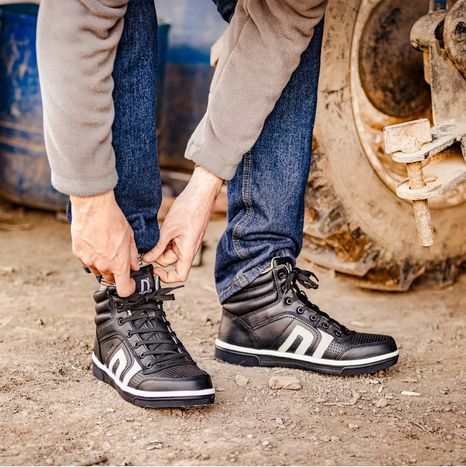 Botin de Seguridad Urban Worker Black-5