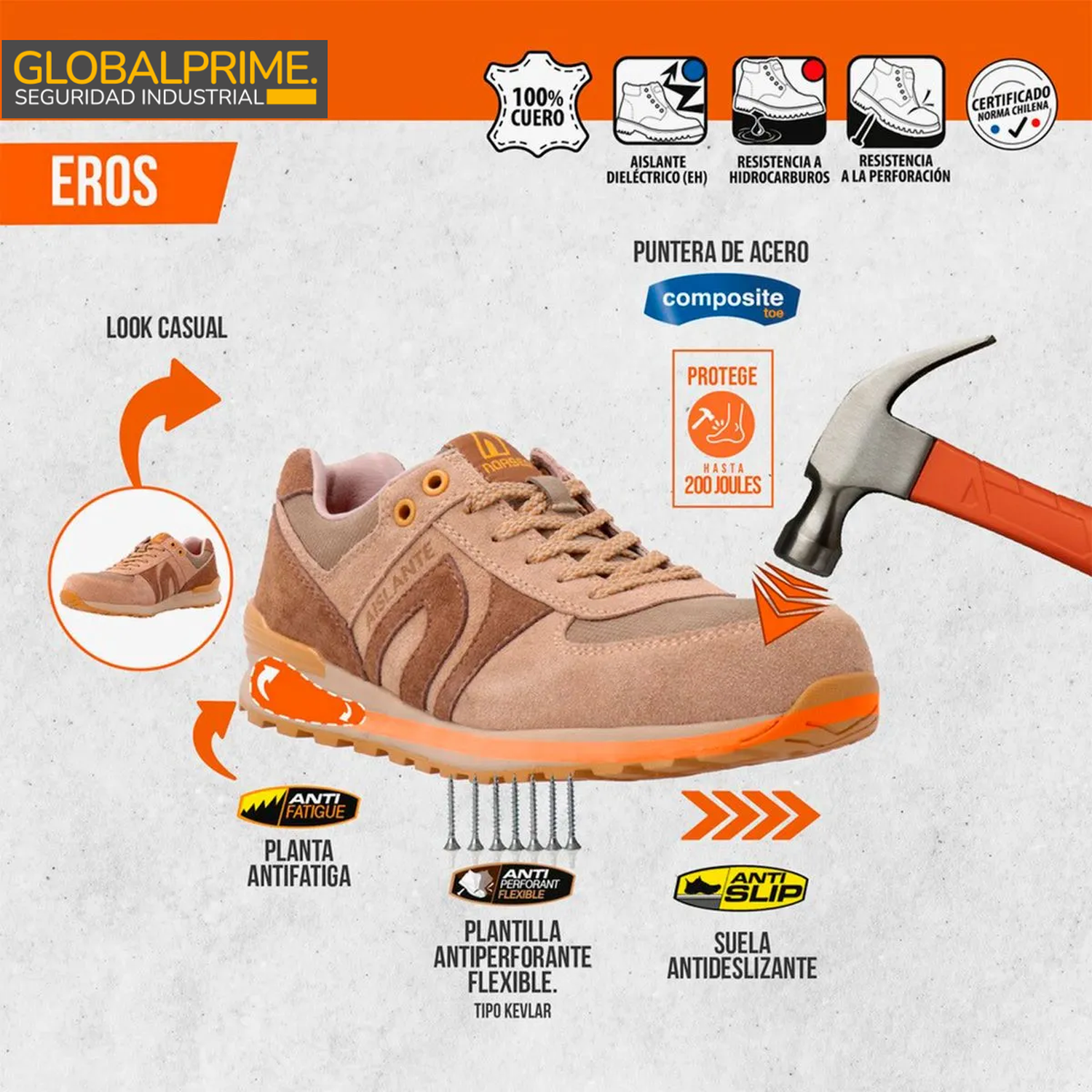 Zapatilla de seguridad Eros-5