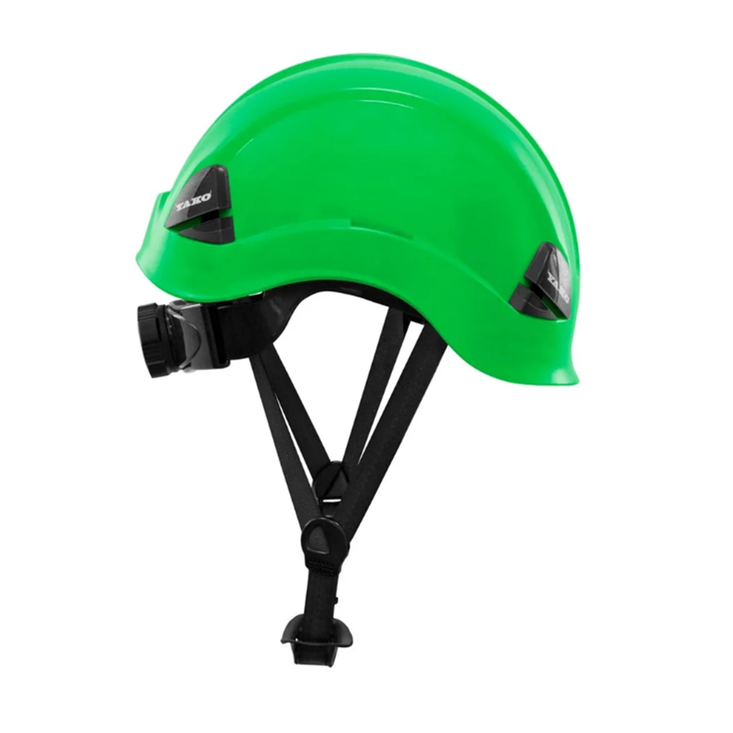 Casco Yako trabajo en altura, escalada, rescate verde-0