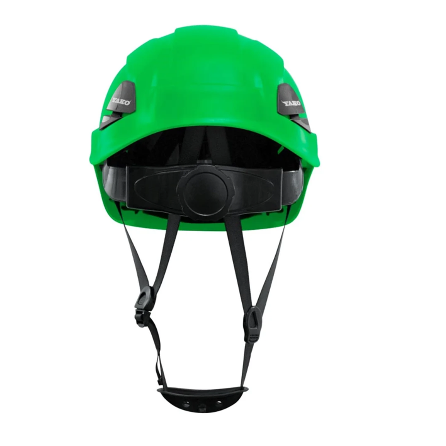 Casco Yako trabajo en altura, escalada, rescate verde-1
