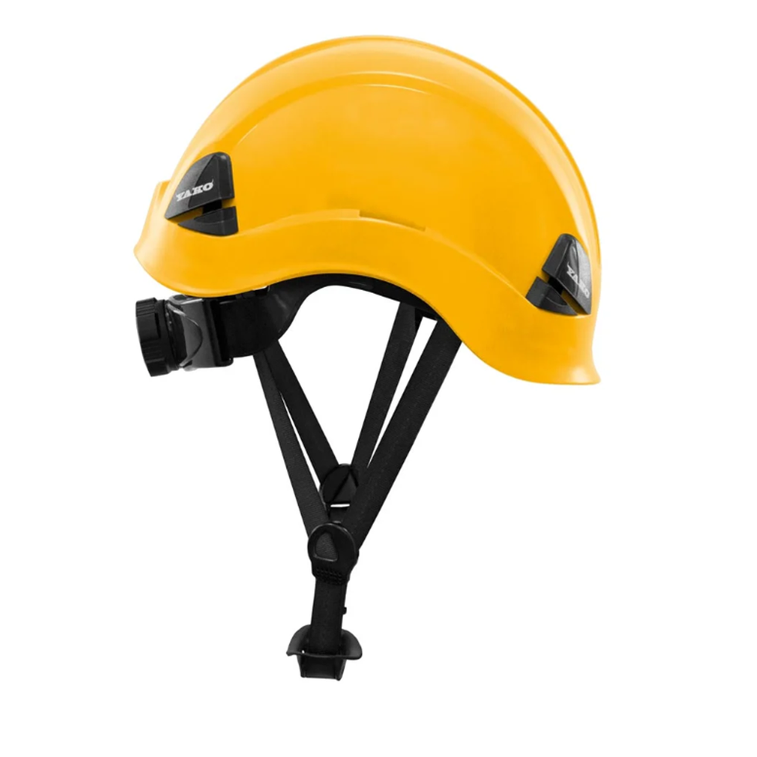 Casco Yako trabajo en altura, escalada, rescate amarillo-0