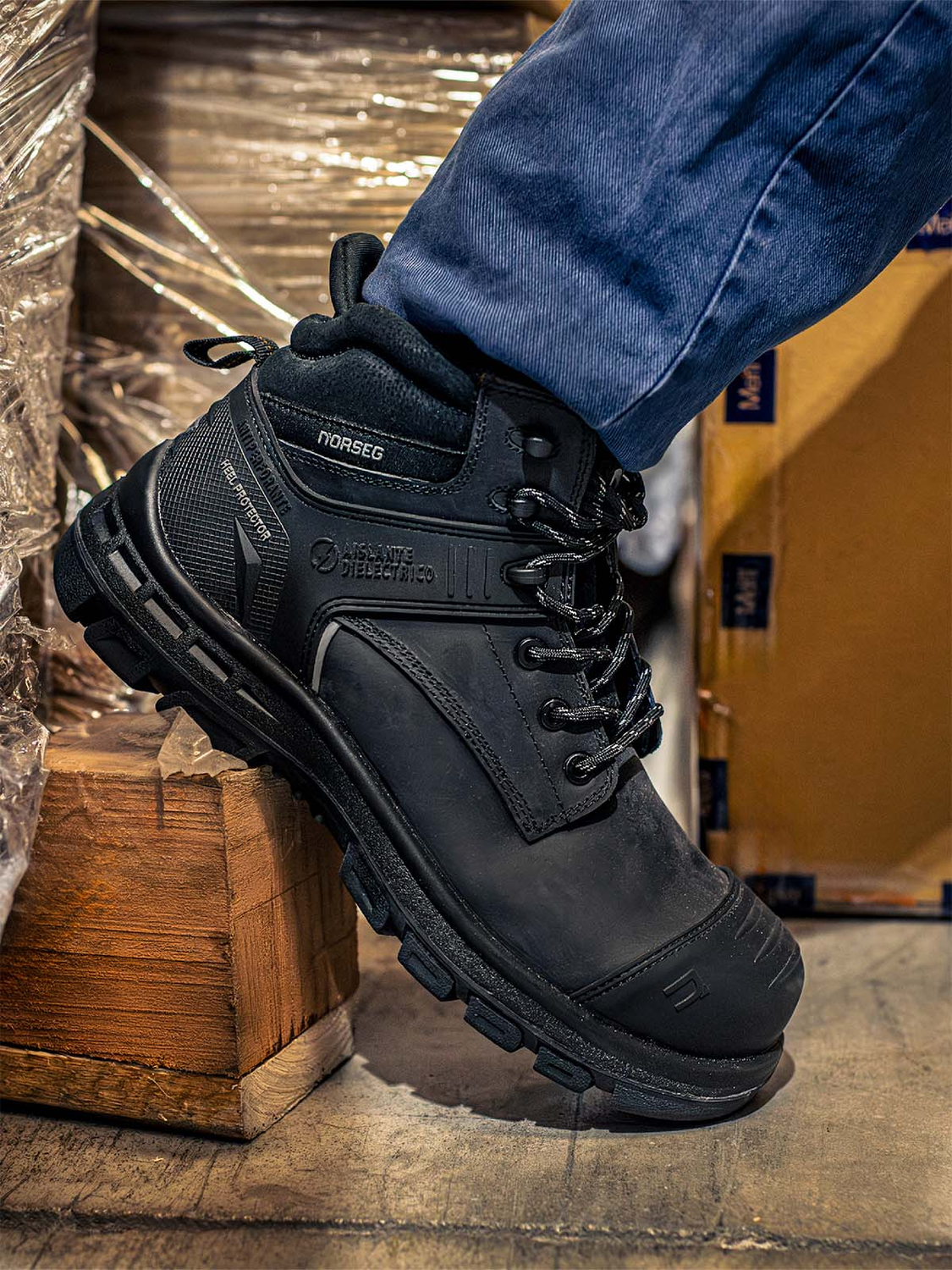 Botín de Seguridad NS-585 Black-5