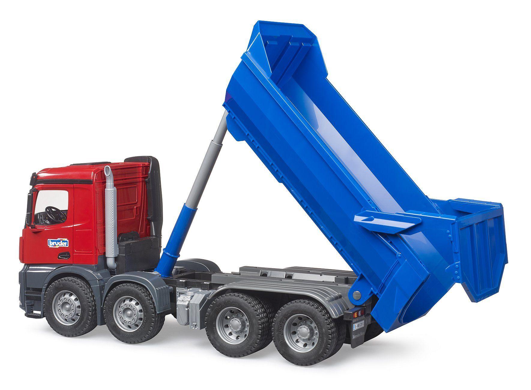 Camión Mercedes Benz  Arocs 8X4 con tolva 1:16 Bruder-1