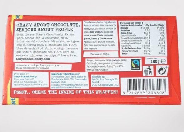 Tony´s Chocolonely Milk 180gr-1