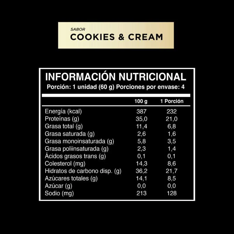 Barras de protein Wild Protein Pro - Cookies & Cream (4 unidades)-2