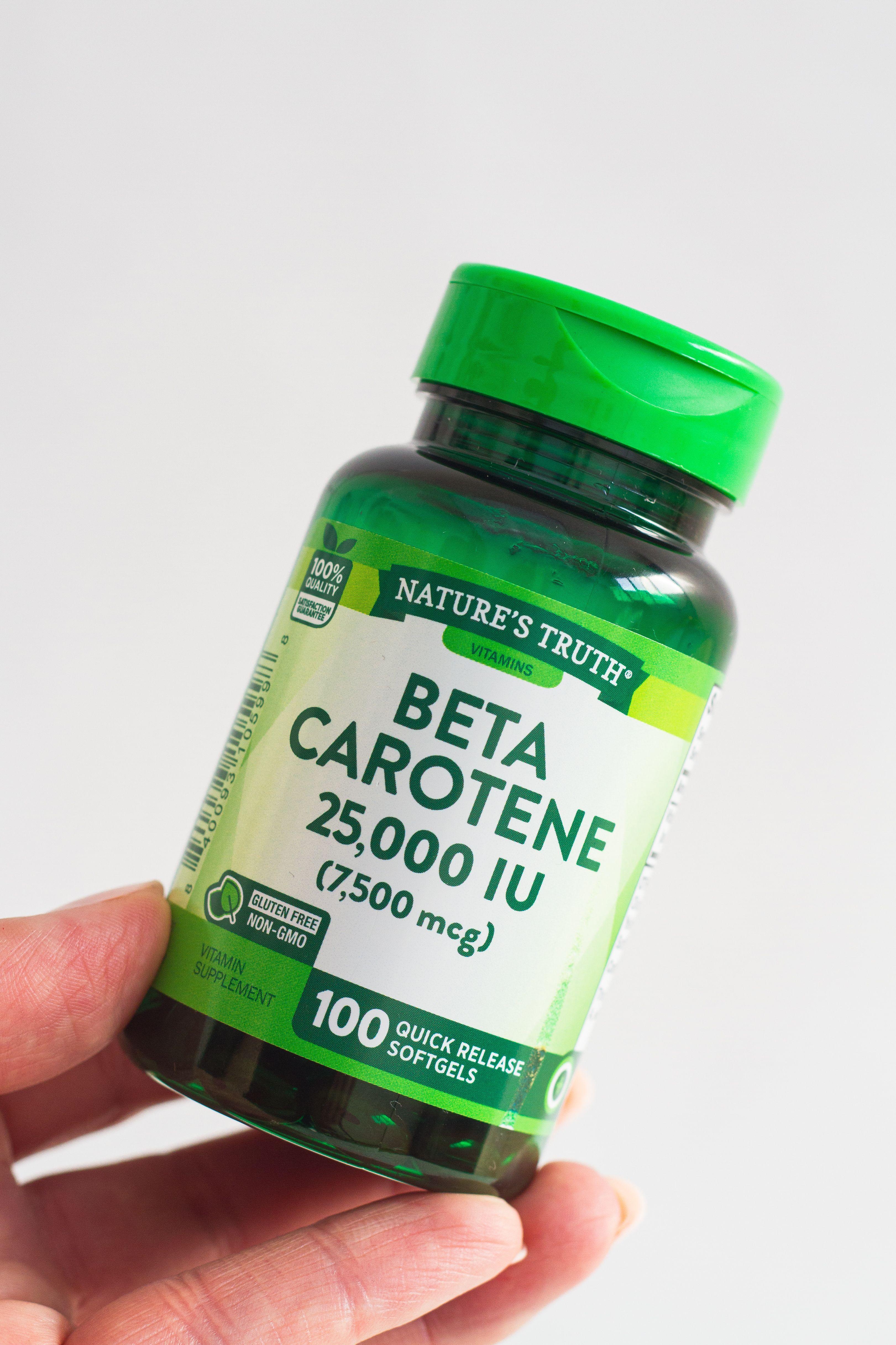 Betacaroteno 25.000 UI Natures Truth - Betacarotene 7.500 mcg (100 cápsulas)-4