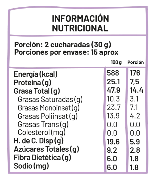 Mantequilla de mani Underfive - Peanut Butter Crunchy 460gr-3