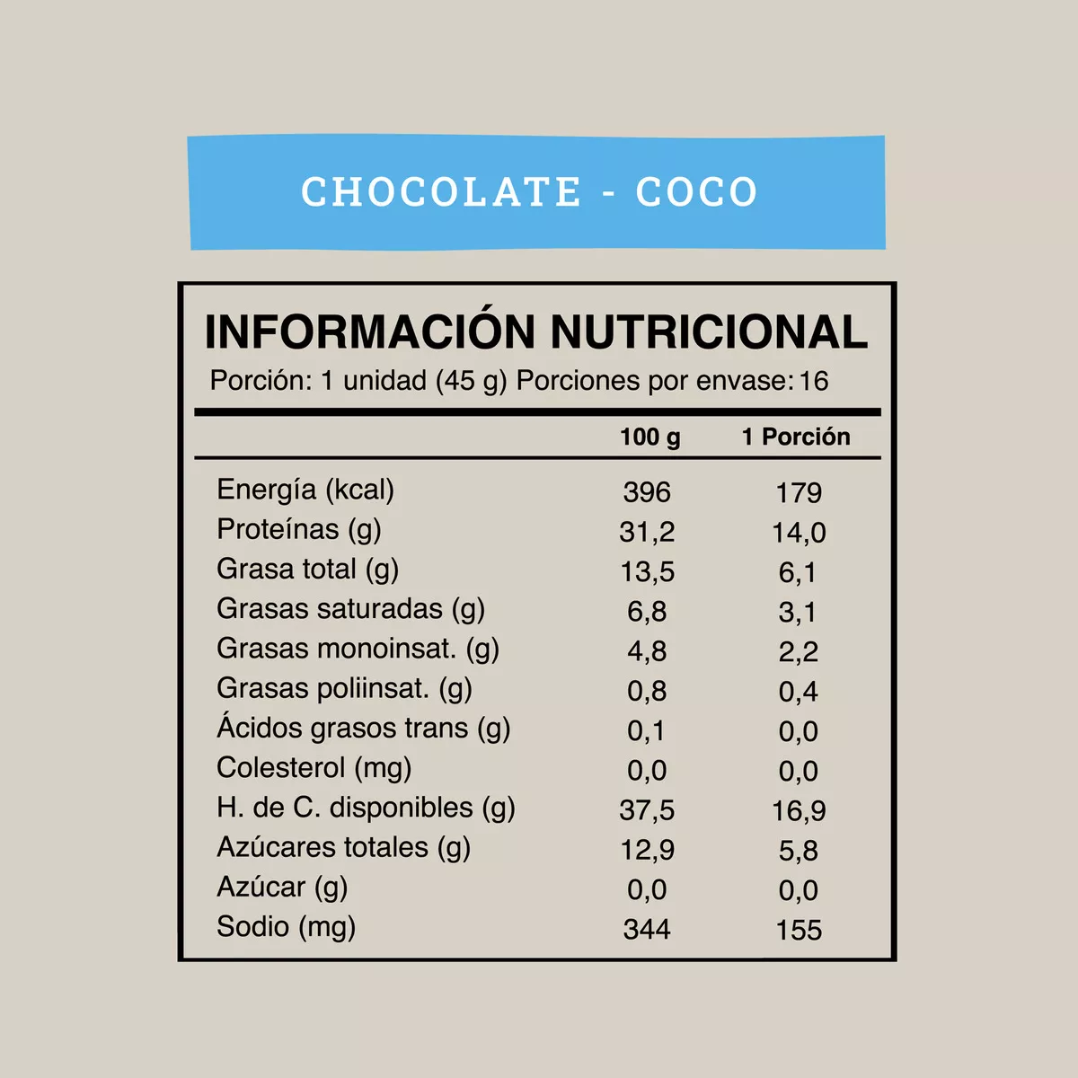 Barras de proteina Wild Protein - Chocolate Coco (16 unidades)-2