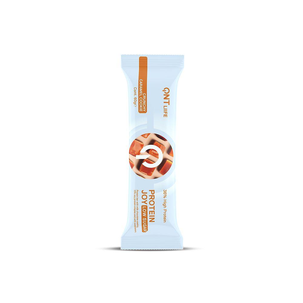 Barra de proteina QNT - Joy Caramel Crunchy (12 unidades)-4
