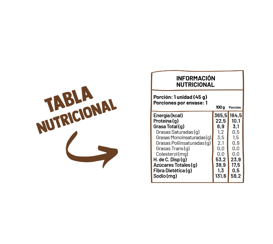 Barra de proteina Underfive - Cacao (5 unidades)-2