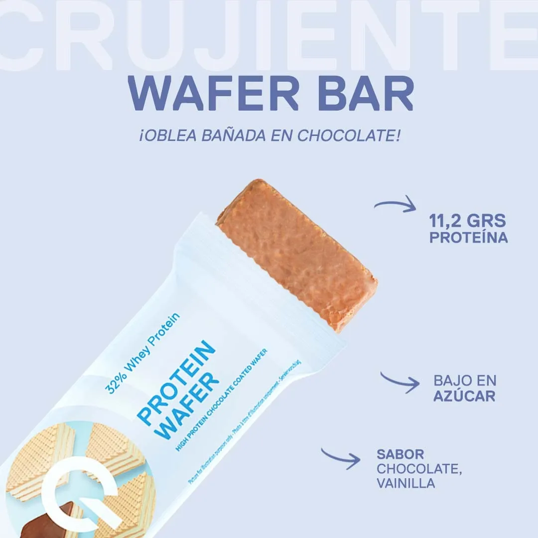 Barra de proteina QNT - Waffle Vainilla Yogurt (12 unidades)-3