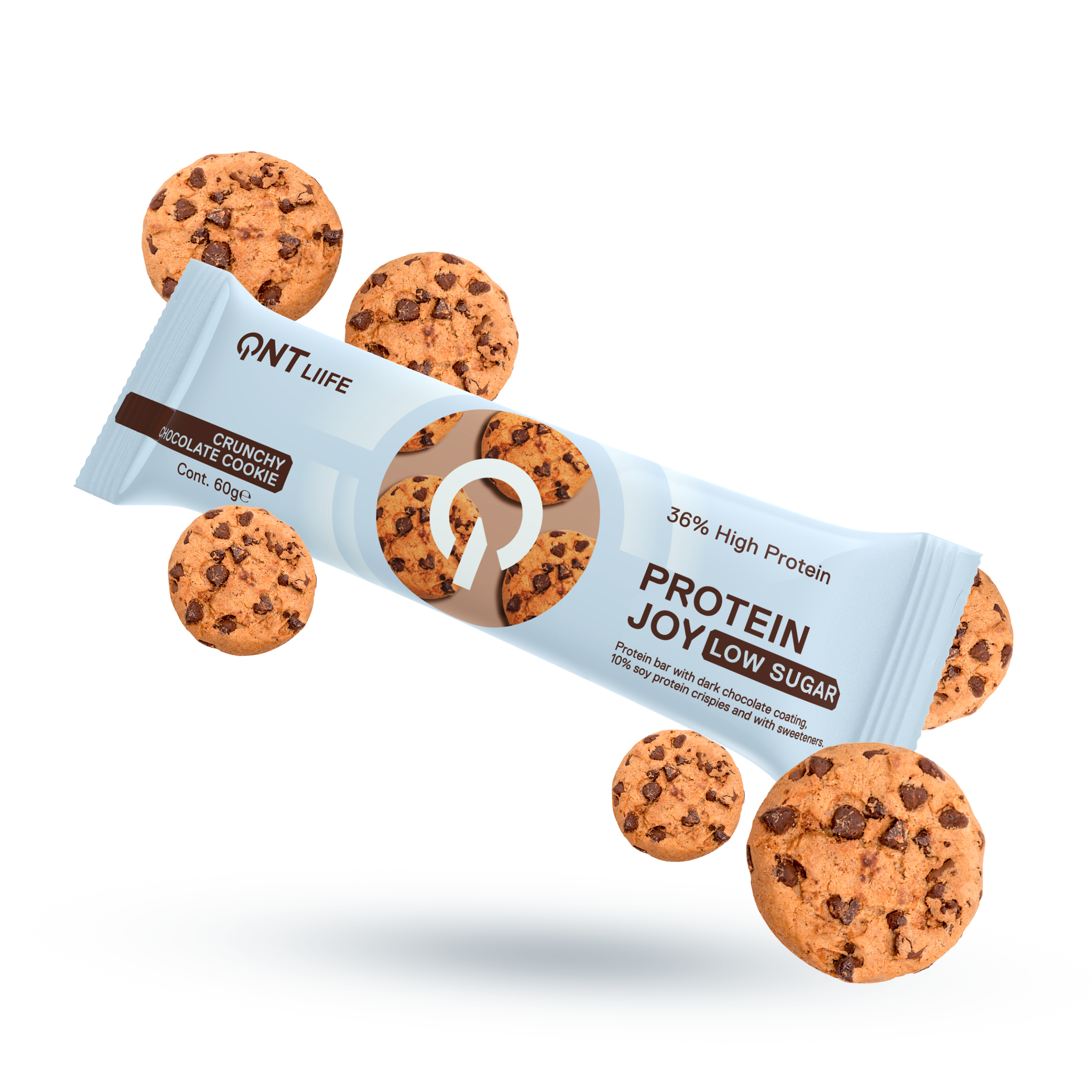 Barra de proteina QNT - Joy Chocolate Cookie (12 unidades)-5