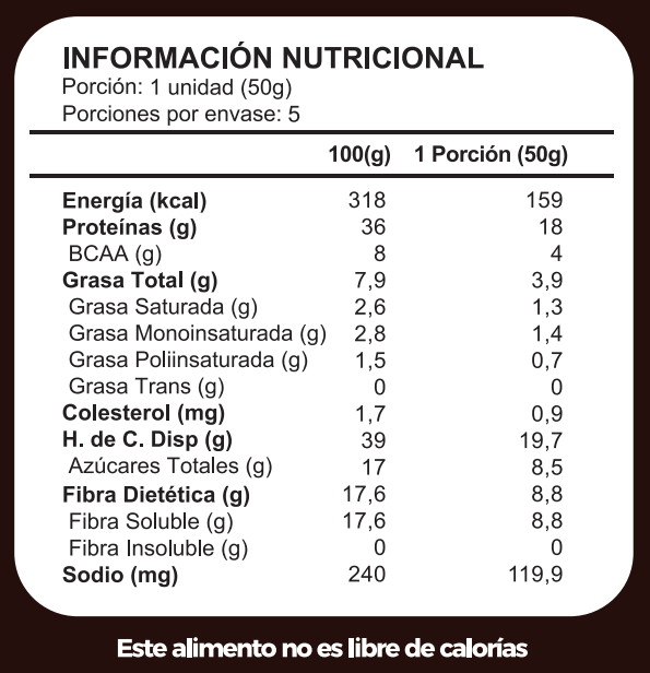 Barra de proteina Just Protein - Cookies & Cream (5 unidades)-2