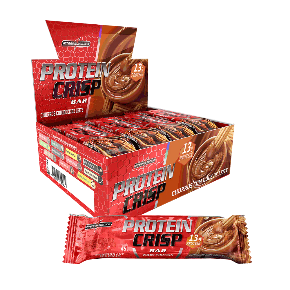 Barra de proteina Integralmedica - Churros con dulce de leche (12 unidades)-0
