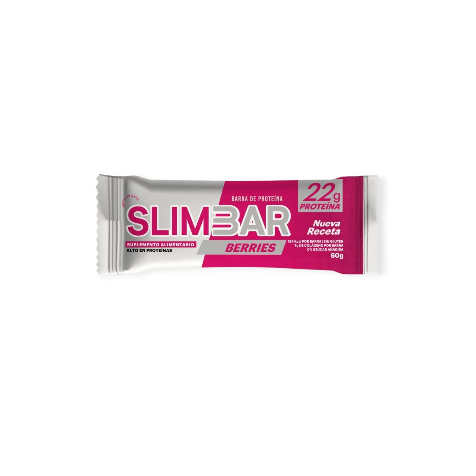 Barra de proteina Slimbar - Berries (12 unidades)-2