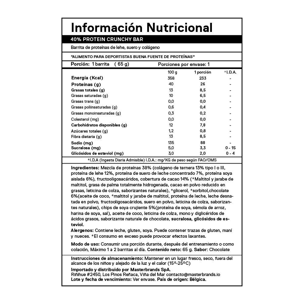 Barra de proteina QNT - Crunchy Chocolate Flavour (12 unidades)-6