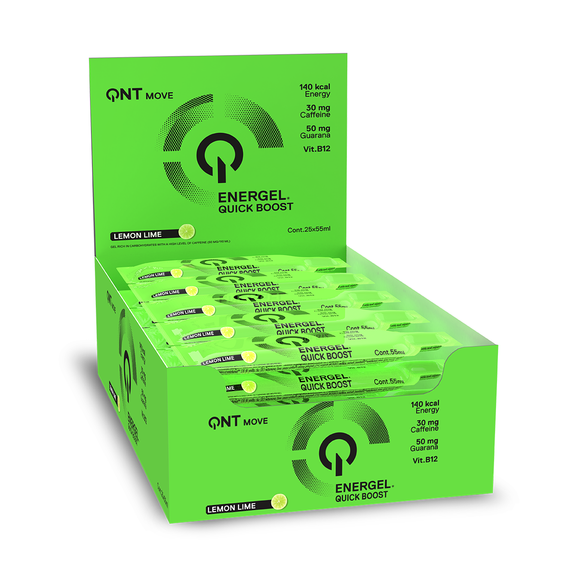 Gel Energético QNT - Limon 25 unidades (55ml c/u)-5