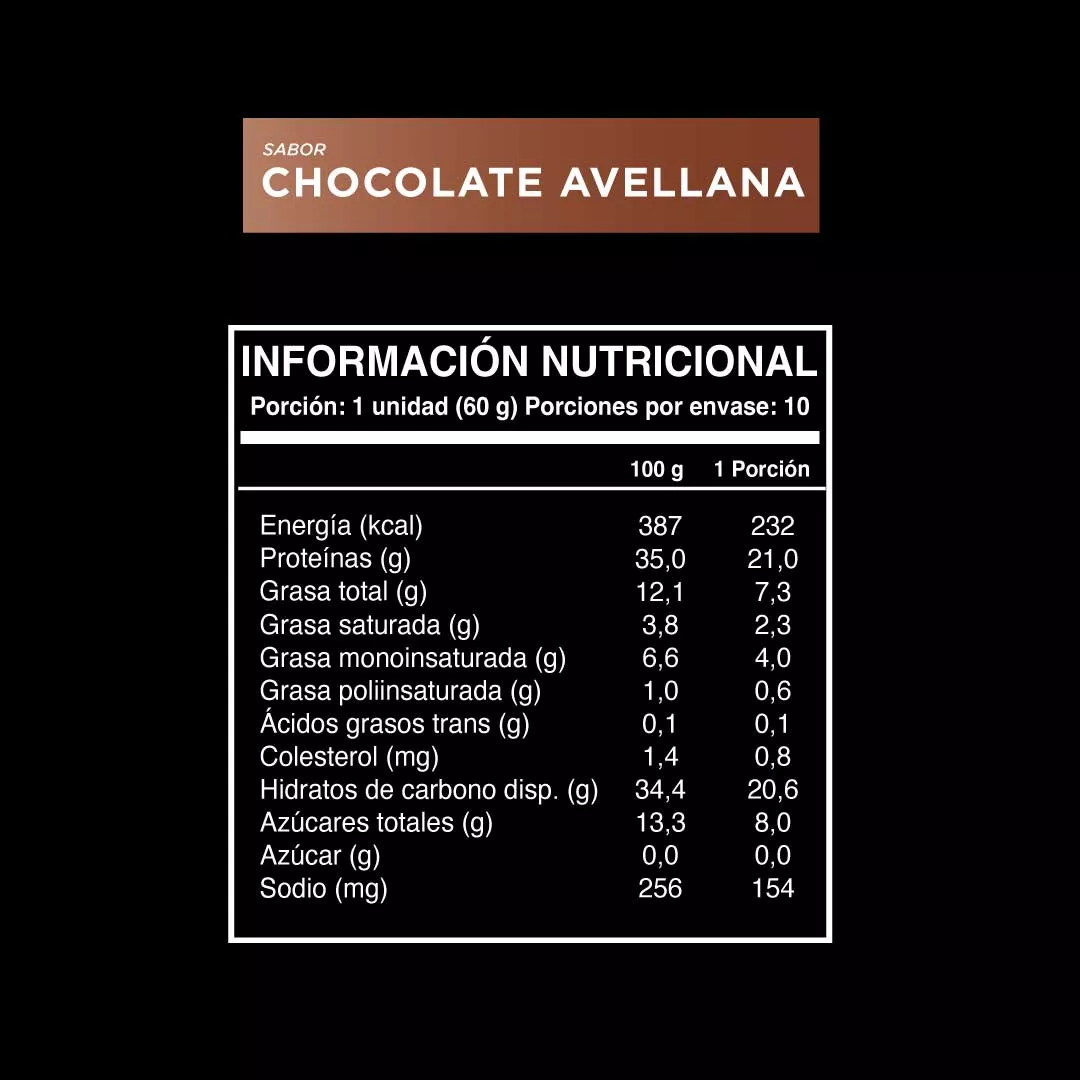 Barras de proteina Wild Protein Pro - Chocolate Avellana (10 unidades)-2