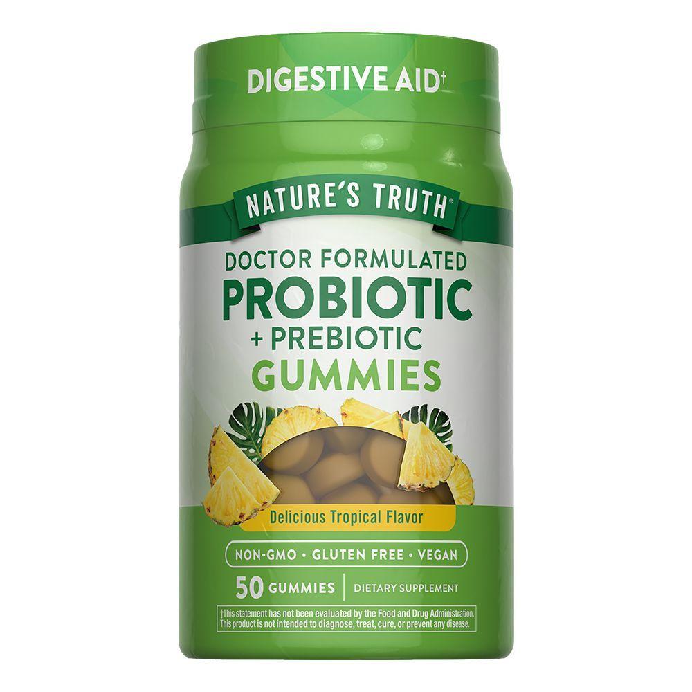 Gomitas de Probioticos Natures Truth - Probiotic + Prebiotic Gummies (50 unidades)-0