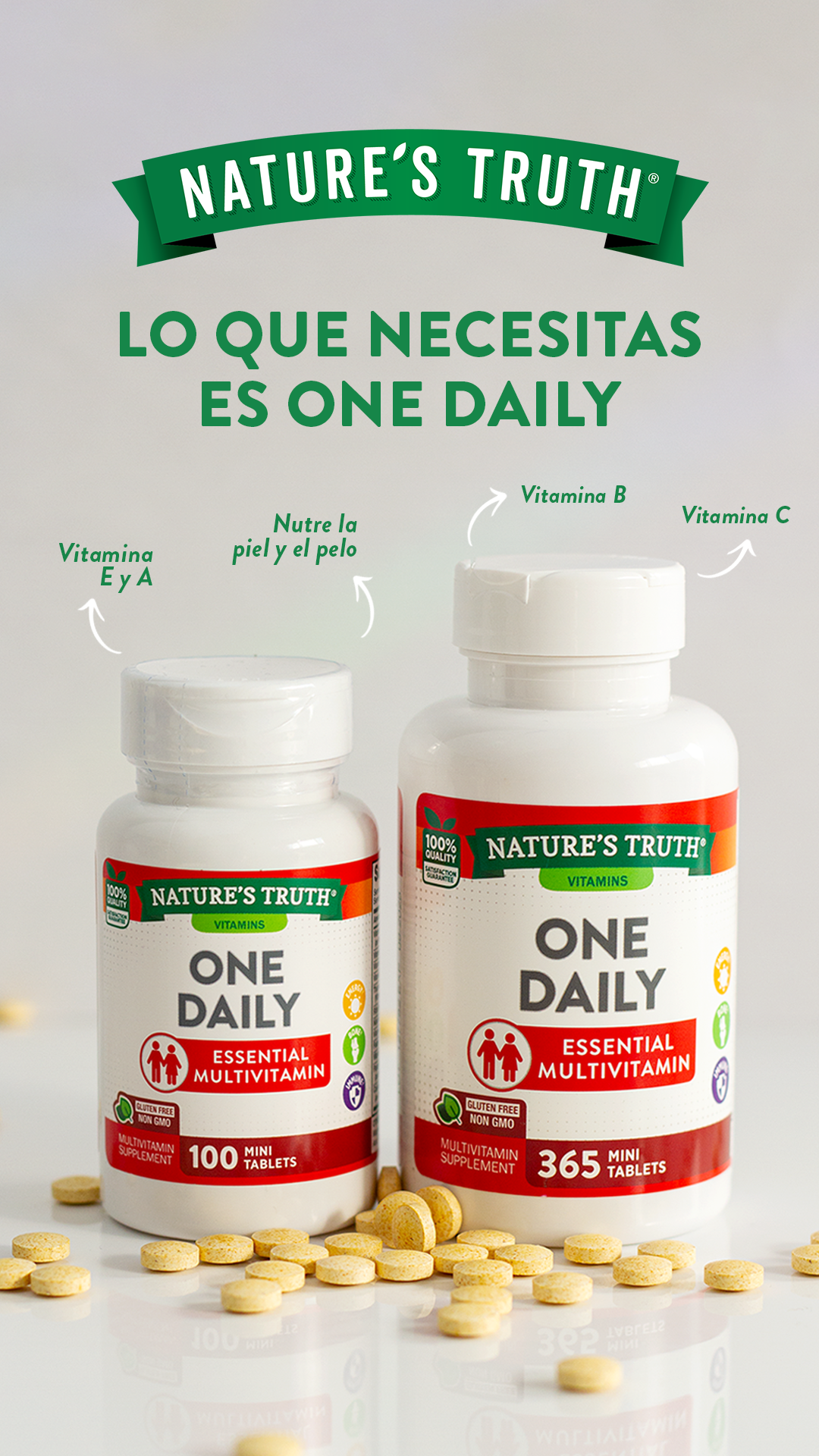 Multivitamínico Natures Truth - One Daily (100 cápsulas)-3