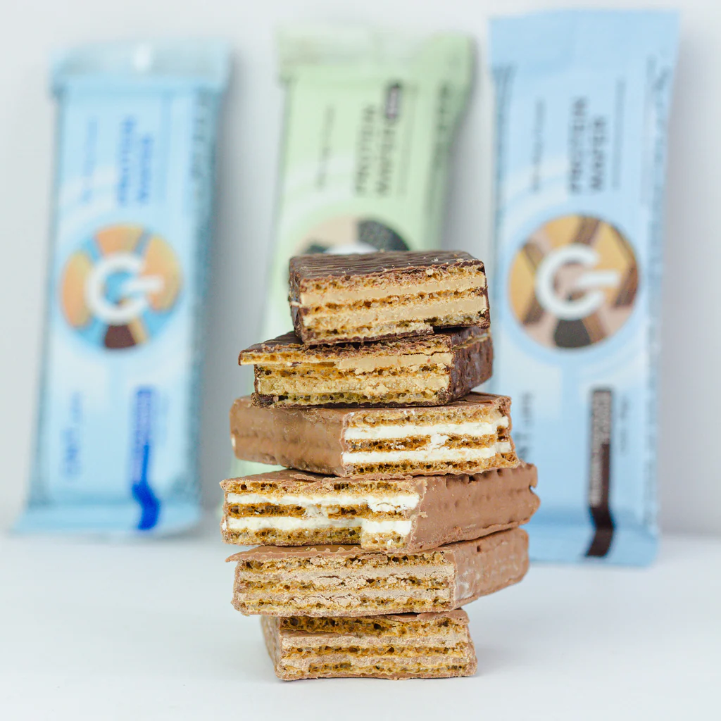 Barra de proteina QNT - Waffle Chocolate Belga (12 unidades)-2