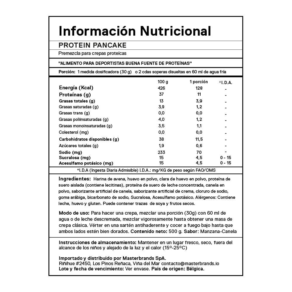 Mezcla de Pancake Protein QNT - Manzana Canela 500 gr-3
