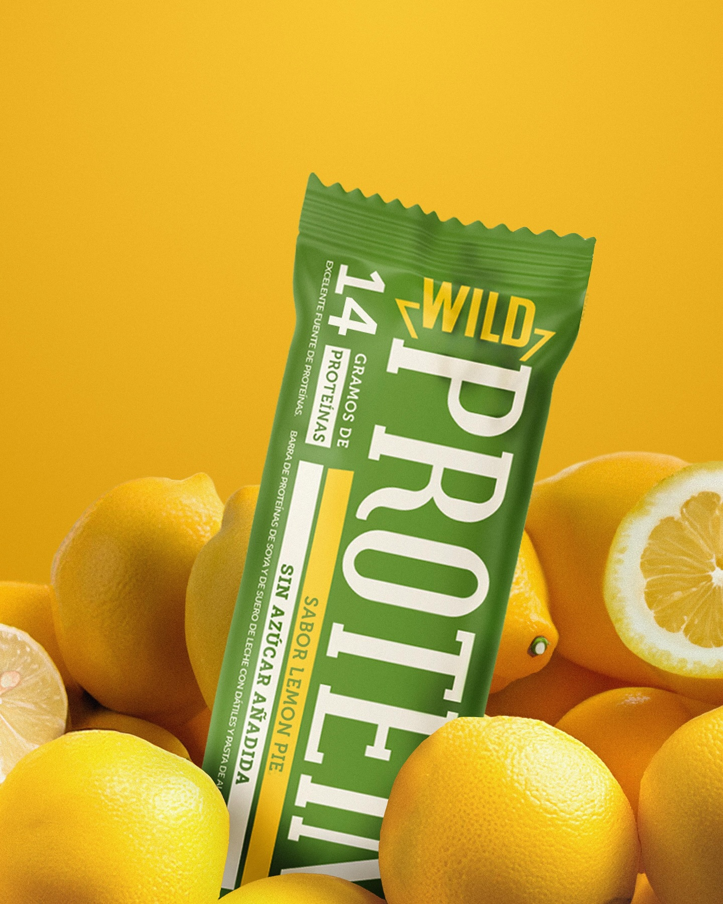 Barras de proteina Wild Protein - Pie de Limón (16 unidades)-2