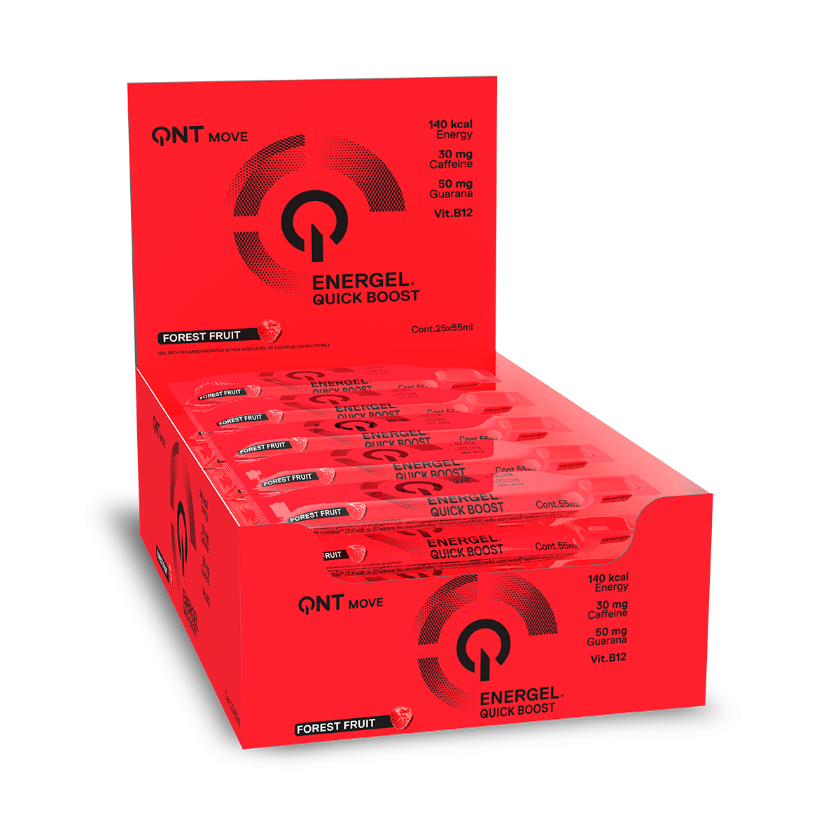 Gel Energetico QNT - Fruta 25 unidades (55ml c/u)-5