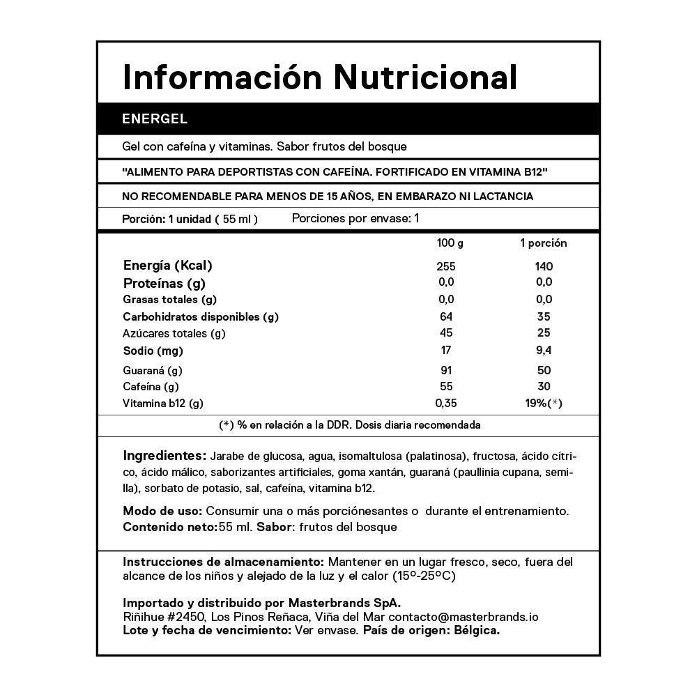 Gel Energetico QNT - Fruta 25 unidades (55ml c/u)-6