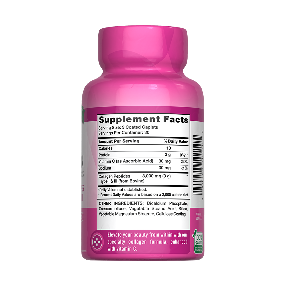 Colageno Hidrolizado Natures Truth - Ultra Collagen Tipo I & III con Vitamina C (90 cápsulas)-4
