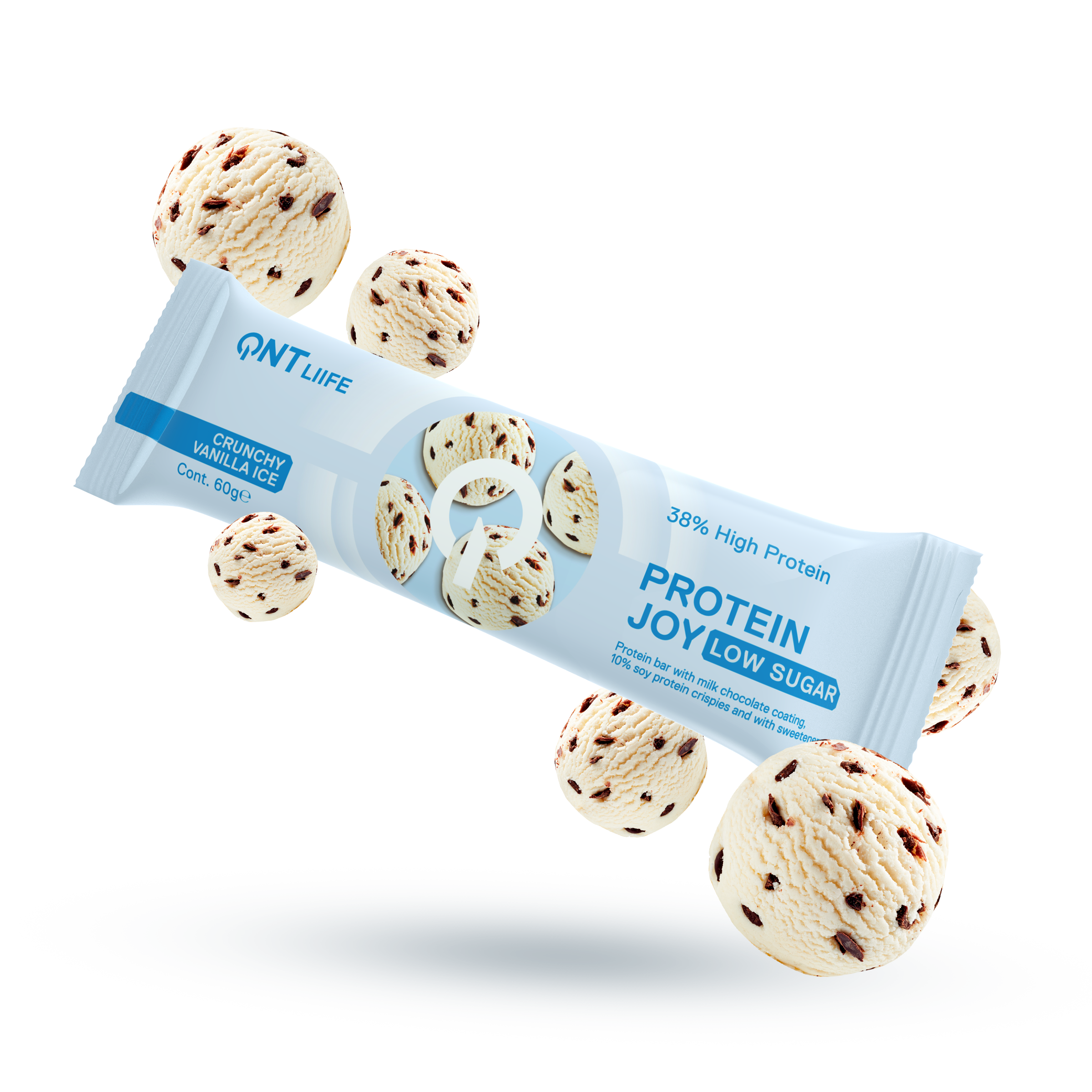 Barras de proteina QNT - Joy Vainilla Ice (12 unidades)-3