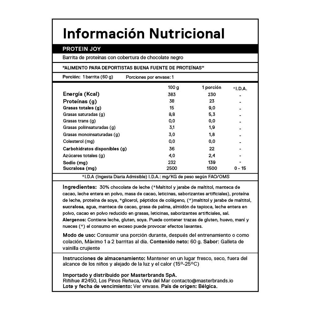 Barras de proteina QNT - Joy Vainilla Ice (12 unidades)-6